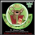 Wobble Card Mini Kit # 17 - Xmas Bear