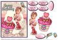 Happy Birthday Cupcake design #3