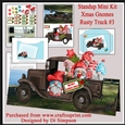 Standup Mini Kit - Xmas Gnomes Rusty Truck #3