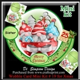 Wobble Card Mini Kit # 19- Xmas Gnomes