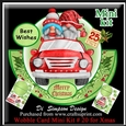 Wobble Card Mini Kit # 20- Xmas Gnomes