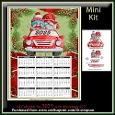 Mini Kit- A4 Christmas Gnome Calendar for 2025 /no.# 22