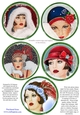 Coasters - 5 Beautiful RetroLadies #1