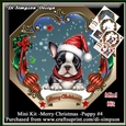 Mini Kit -Merry Christmas -Puppy #4