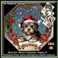 Mini Kit -Merry Christmas -Puppy #5