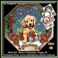 Mini Kit -Merry Christmas -Puppy #6