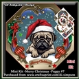 Mini Kit -Merry Christmas -Puppy #7