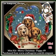 Mini Kit -Merry Christmas -Puppies # 9