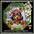Mini Kit -Merry Christmas -Puppy # 11