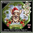 Mini Kit -Happy Christmas -Puppy # 12