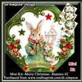 Mini Kit -Happy Christmas -Bunnies # 2