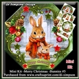 Mini Kit -Happy Christmas -Bunnies # 5