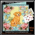 Mini Kit - Roses and Puppy for lots of occasions #2