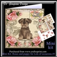 Mini Kit - Roses and Puppy for lots of occasions #5