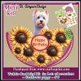 Wobble Card Mini Kit for lots of occasions-Sunflower Puppy #9