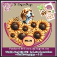 Wobble Card Mini Kit for lots of occasions-Sunflower Puppy #10