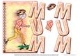 Skating Mum Topper with 3D
