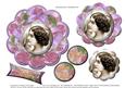 Vintage Floral and Lady-scalloped #2