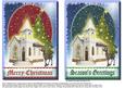 Christmas Country Church X2