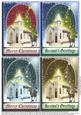 Christmas Country Church X4