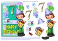 Happy Birthday for 7 Year Old