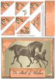 Vintage Horse and Foal Age Card 50-100yrs