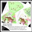 Large Wobbly Card- Merry Christmas #6