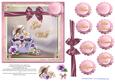 Pretty Violet Cupcake - Get Well
