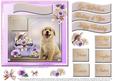 Gorgeous Golden Retriever Puppy Topper for Various Occasions