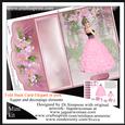 Elegant Lady in Pink- Fold Back Card for Lots of Occasions