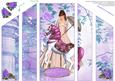 Theatre Fold- Pretty Lady and Carosel Horse