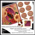 Dahlias and Pretty Bird for Female Birthdays