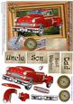 Red Retro Car - Male Birthday or Other #2