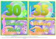 Bright and Bubbly Birthday Toppers