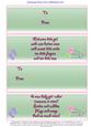 Inserts for New Baby Girl #1