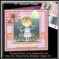 Mini Kit- Sweet Girlie Birthday Topper #3