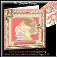 Mini Kit- Sweet Girlie Birthday Topper#6