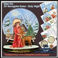 Mini Kit- 3D Snowglobe Scene - Holy Night