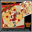 Mini Kit- Vintage Santa for Christmas Greetings