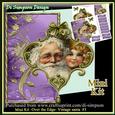 Mini Kit -over the Edge- Vintage Santa #3