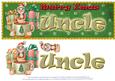 Large Dl Merry Xmas- Uncle 3D Decoupage