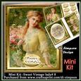 Mini Kit -sweet Vintage Lady for Birthday or Other#8