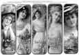 5 Beautiful Vintage Lady Bookmarks with Sayings #2