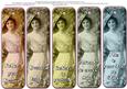 5 Beautiful Vintage Lady Bookmarks with Sayings #7