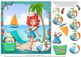 Cute Sailor Girl -8,10,11,12