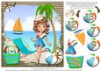Cute Sailor Girl -7,9,12,13