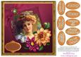 Framed Vintage Lady #1