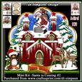 Mini Kit - Santa on His Way- Xmas House1
