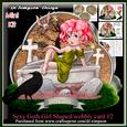 Mini Kit- Sexy Goth Girl Shaped/wobbly Card #2