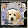 Mini Kit- Happy Birthday - Beautiful Puppy #1